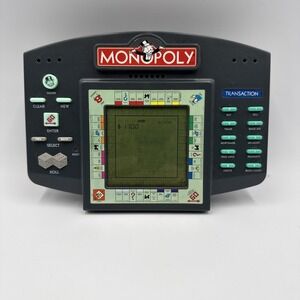 Monopoly Electronic Handheld Game Tested Vintage 1997 with New Batteries
